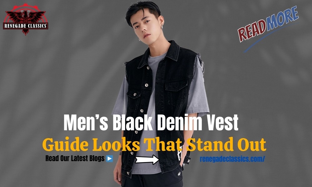 Men’s Black Denim Vest Guide: Looks That Stand Out