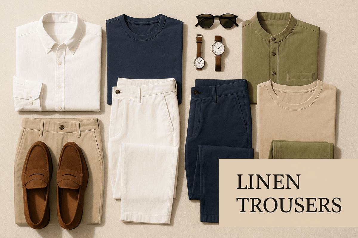 Men’s Linen Trousers: The Ultimate Guide to Colors and Fits