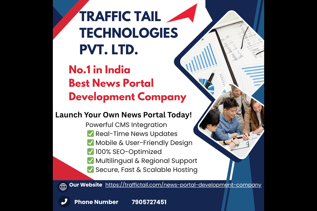 Best News Portal Development Company | No.1 In India - Traffic Tail Technologies Pvt. Ltd.